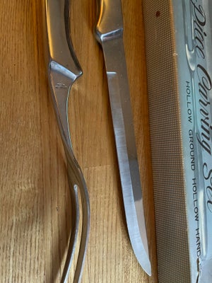 Vintage carving set Kniv sæt