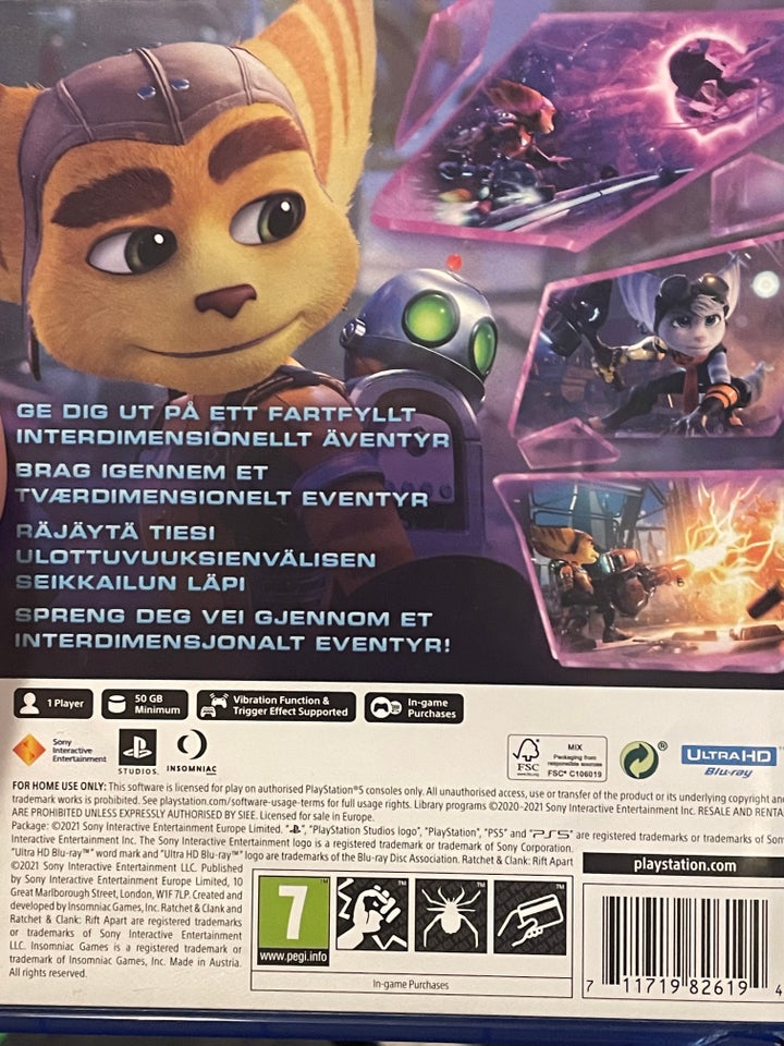 RATCHET  CLANK: RIFT APART, PS5,