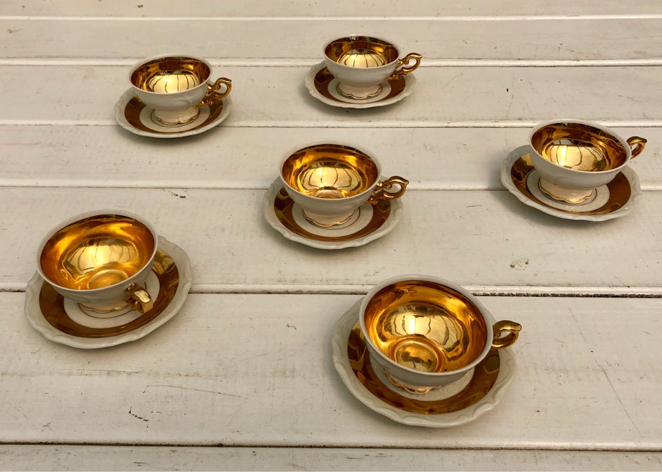 Porcelæn, Guld mocca kopper