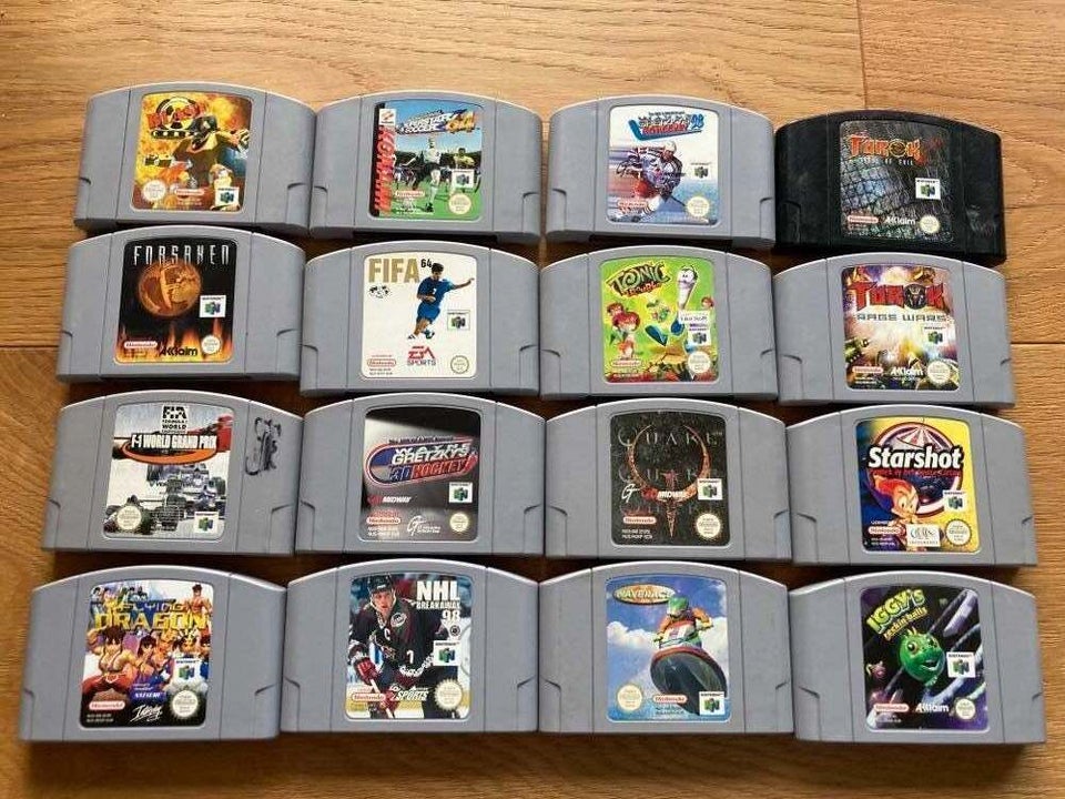 Spil til nintendo 64, N64