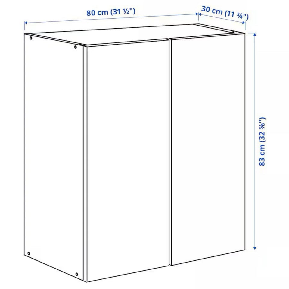 Andet skab, Ivar, b: 80 d: 30 h: 83