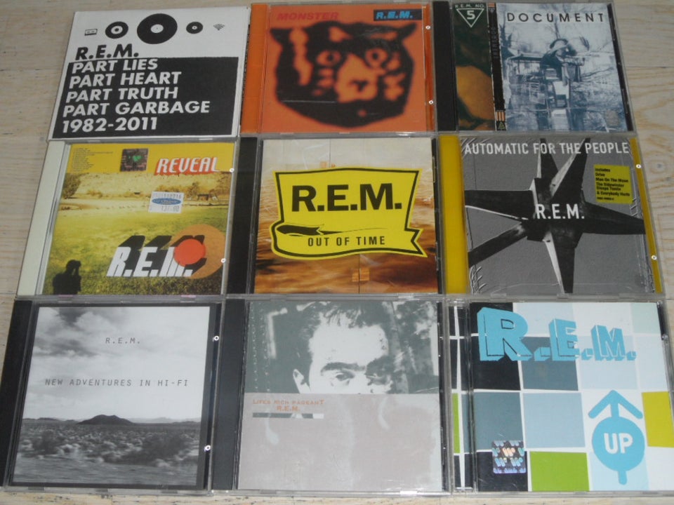 R.E.M.: 9 CD MED R.E.M., rock