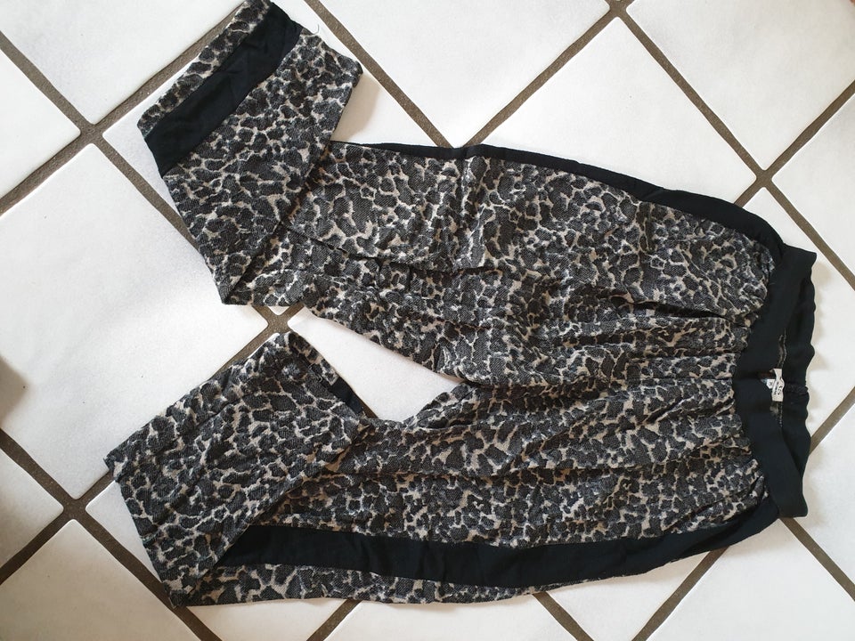 Bukser, Leopard print, str. 38