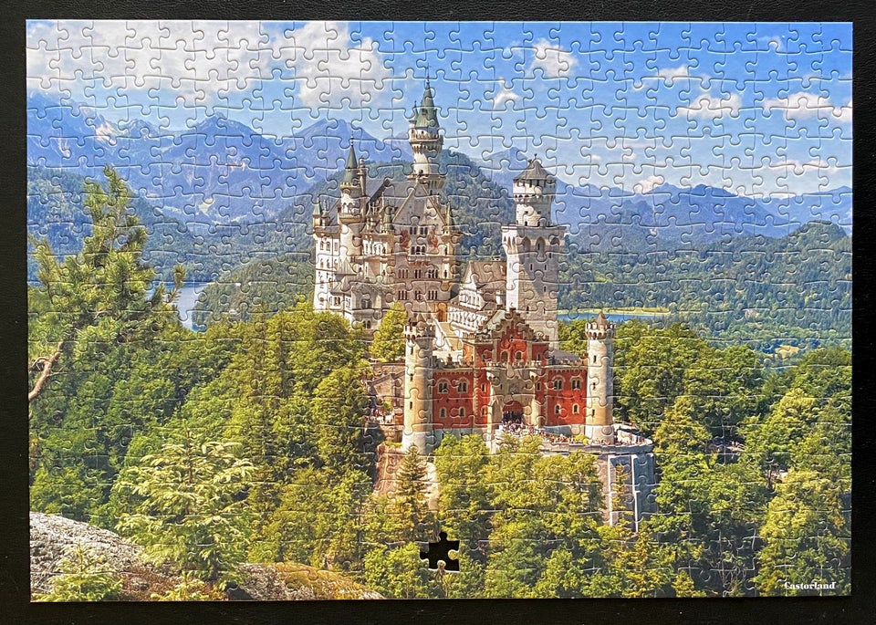 View of the Neuschwanstein Castle -