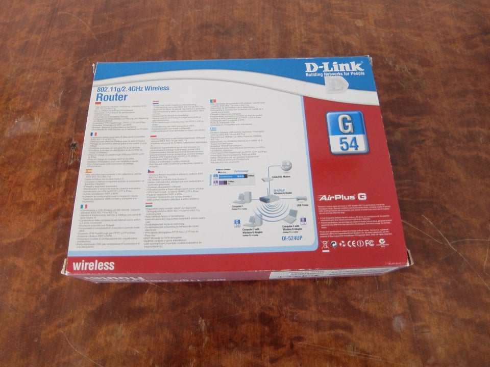 Router NIB D-Link G54 Air Plus G