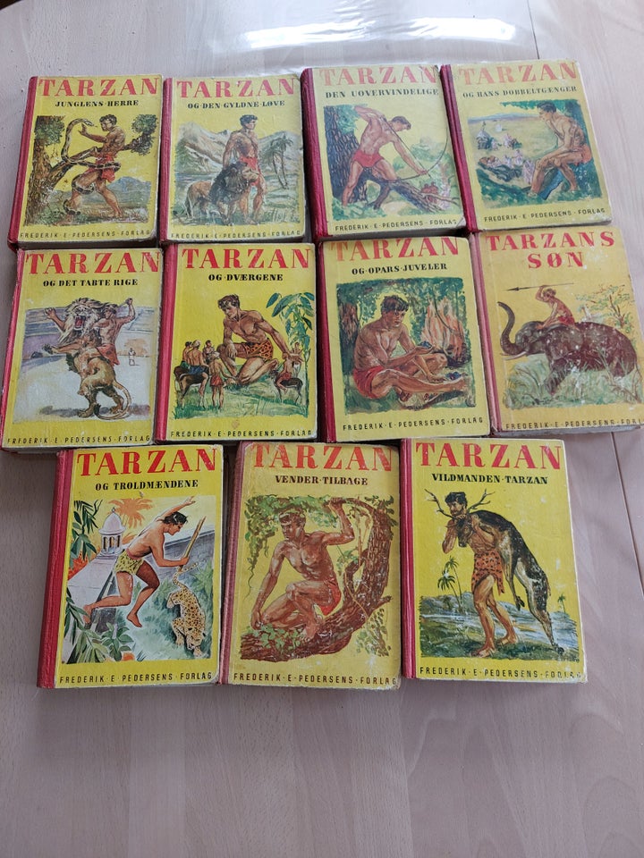 Tarzan bøger Edgar R Burroughs