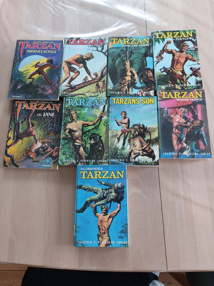 Tarzan bøger Edgar R Burroughs