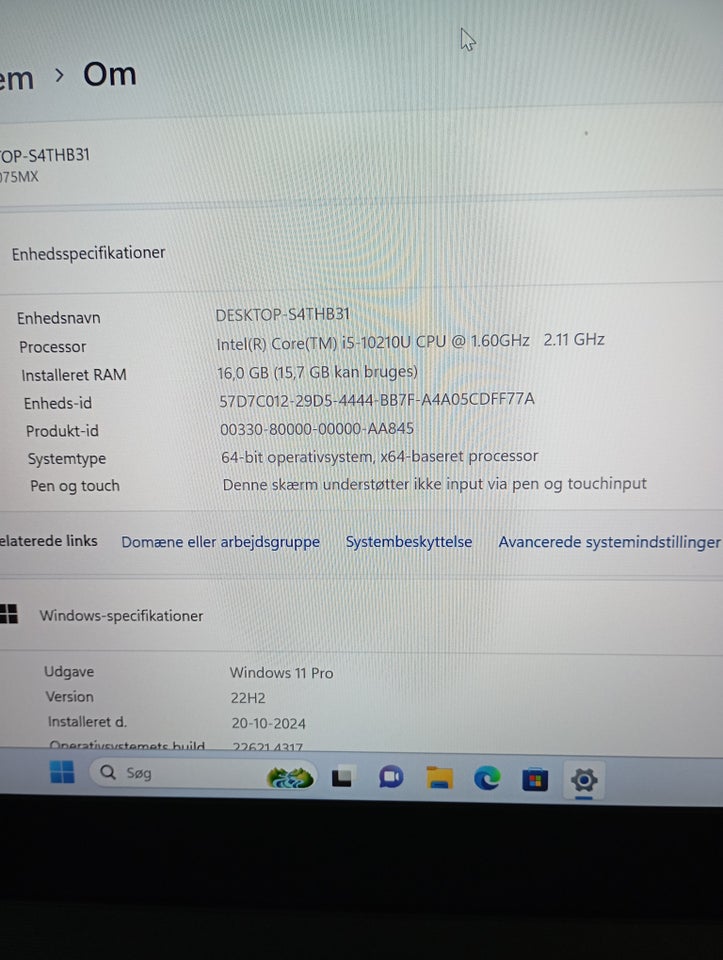 Lenovo T14, I5 GHz, 16 GB ram