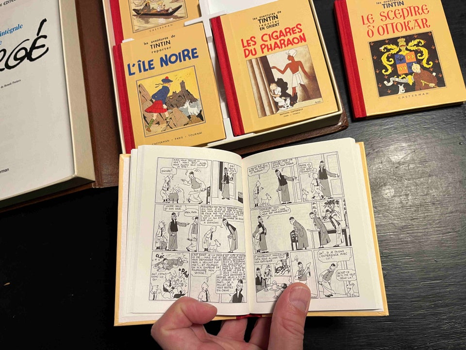 Tintin Noir sur Blanc, Hergé