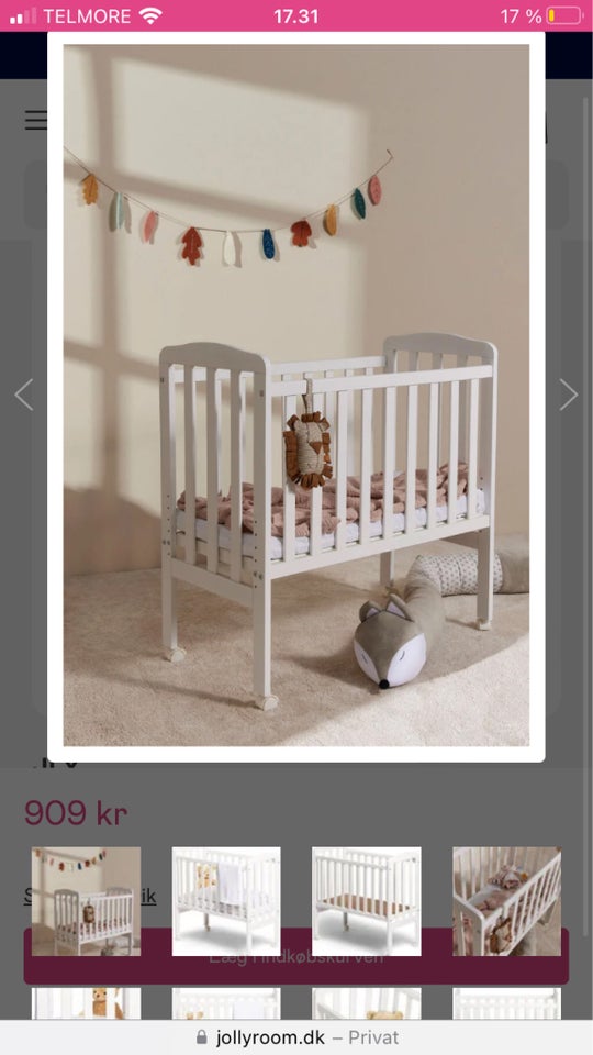 Babyseng, Bedside crib, b: 88 cm l: