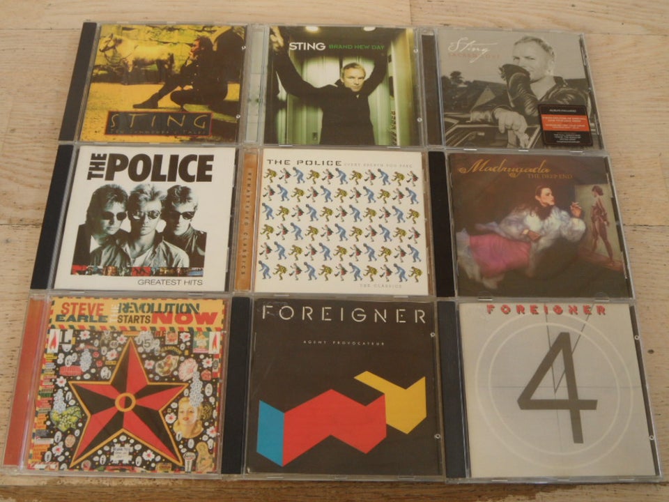 9 ROCK CD: STING, POLICE, MADRUGADA