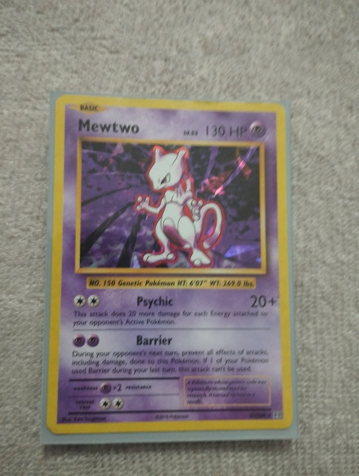 Legetøj, Pokemon kort mewtwo