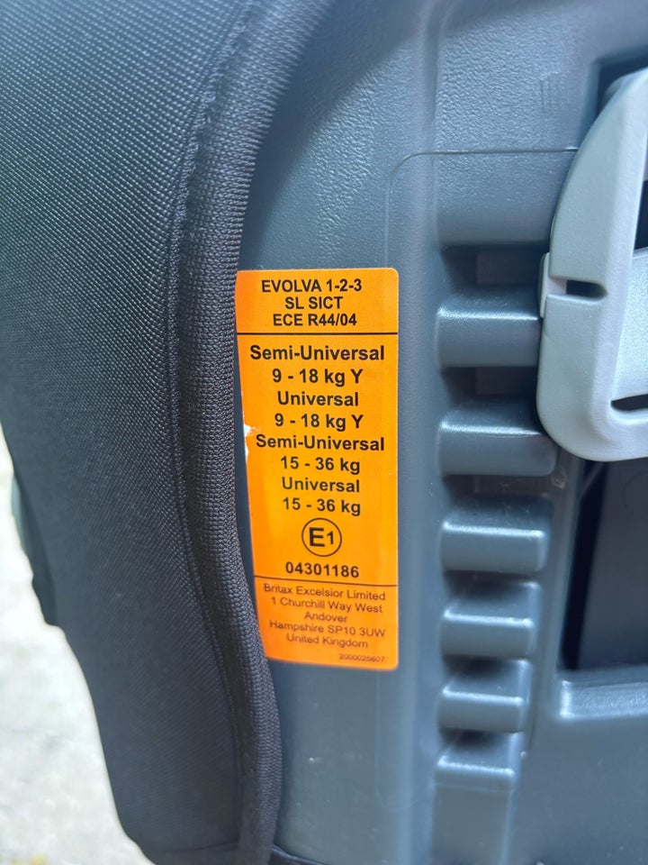 Autostol op til 36 kg  Britax Römer