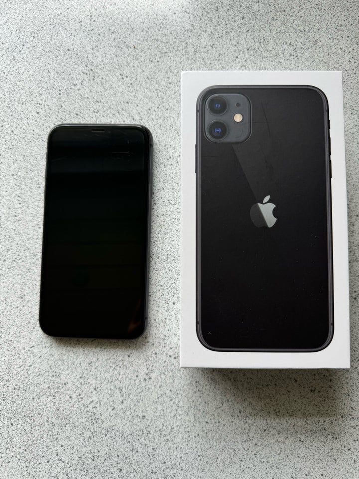 iPhone 11, 256 GB, sort