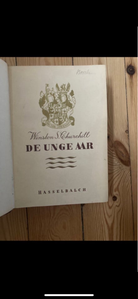 De unge år, Winston S. Churchill,