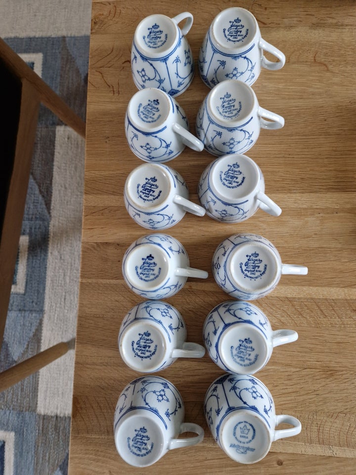 Porcelæn Muselmalet Kaffestel