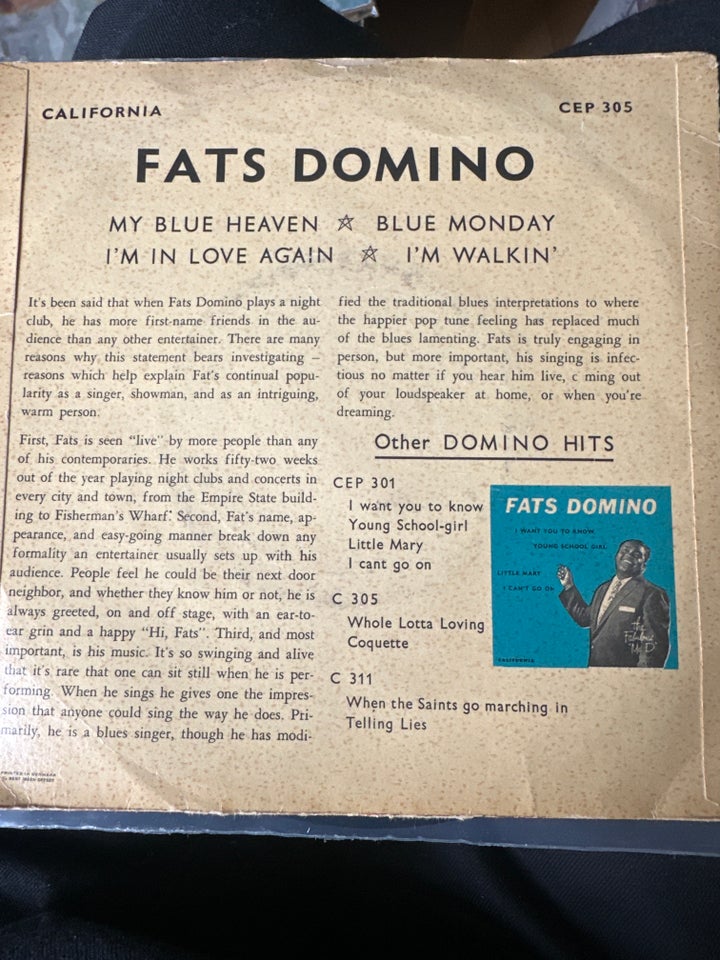 EP, Fats domino