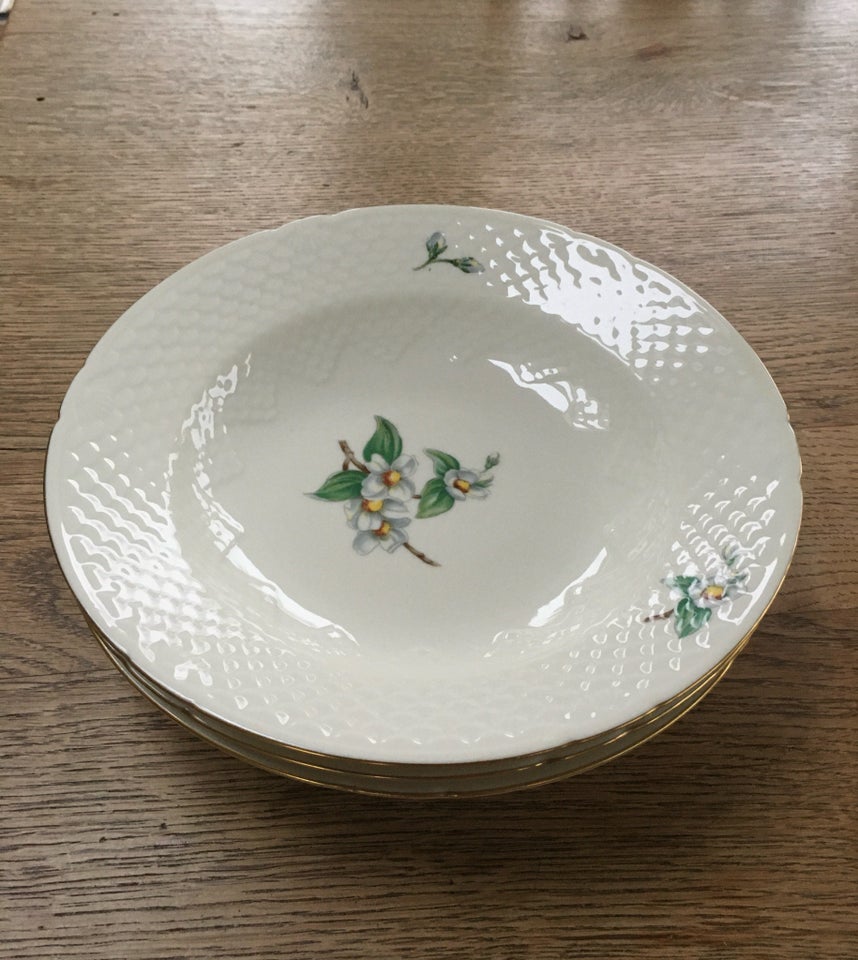 Porcelæn Dyb tallerken