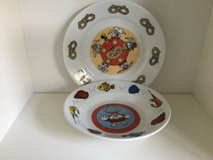 Porcelæn Tallerkener  Norsk