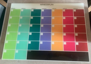 Magnetisk glas kalender