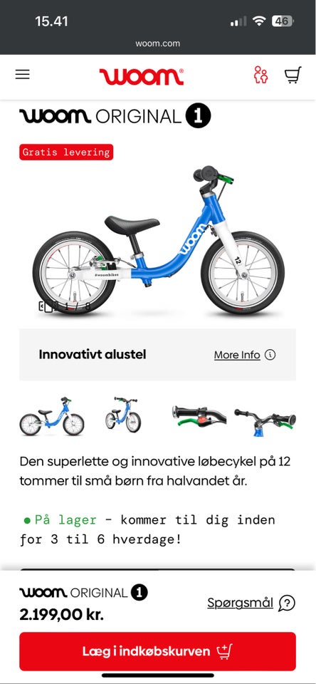 Drengecykel, løbecykel, andet