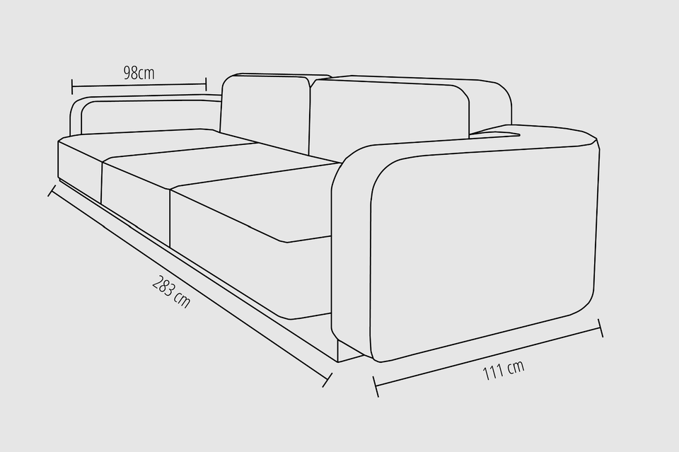 Sofa uld 6 pers