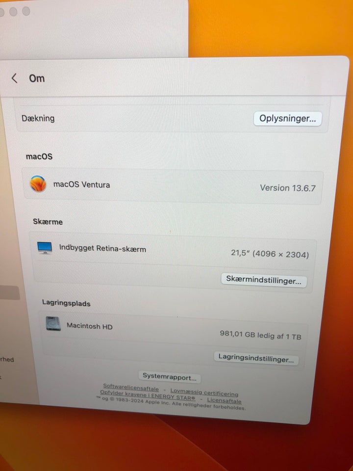 iMac 215" 4K Retina 2017 30