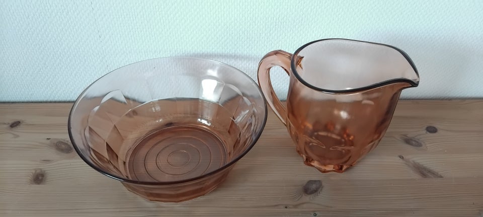 Glas Fransk kande og skål