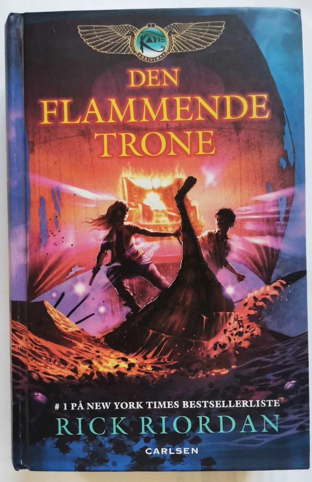 Den flammende trone, Rick Riordan,