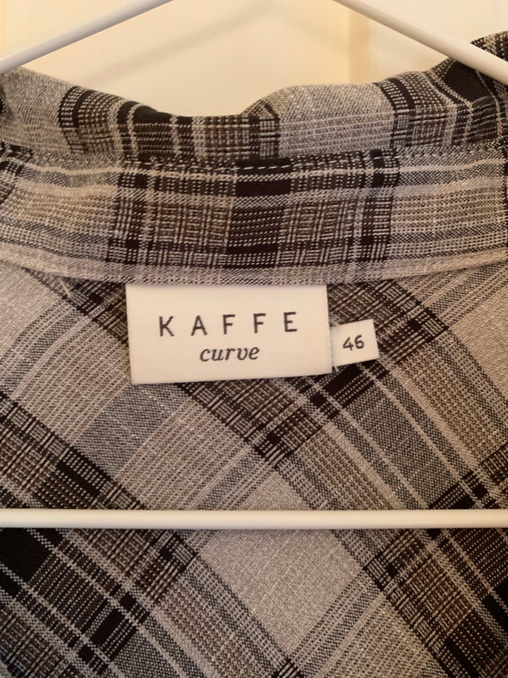 Skjortekjole, Kaffe, str. XXL