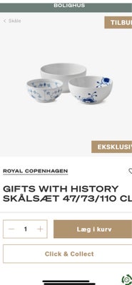 Porcelæn Skåle Royal Copenhagen