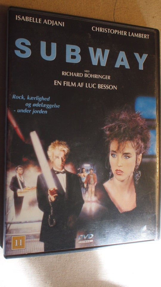 Subway, instruktør Luc Besson, DVD