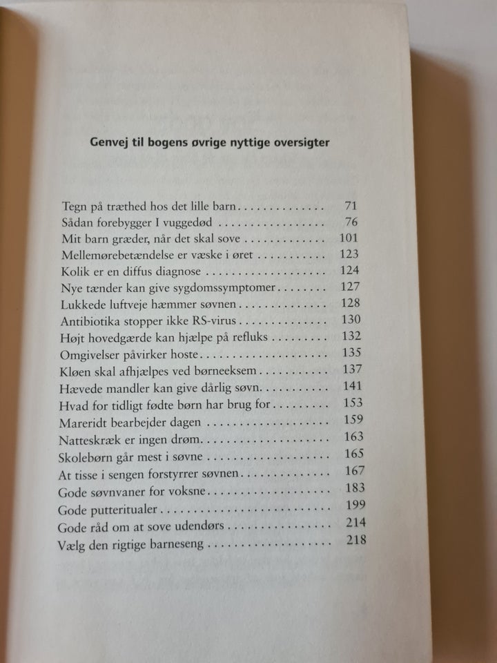 Sådan får du dit barn til at sove,