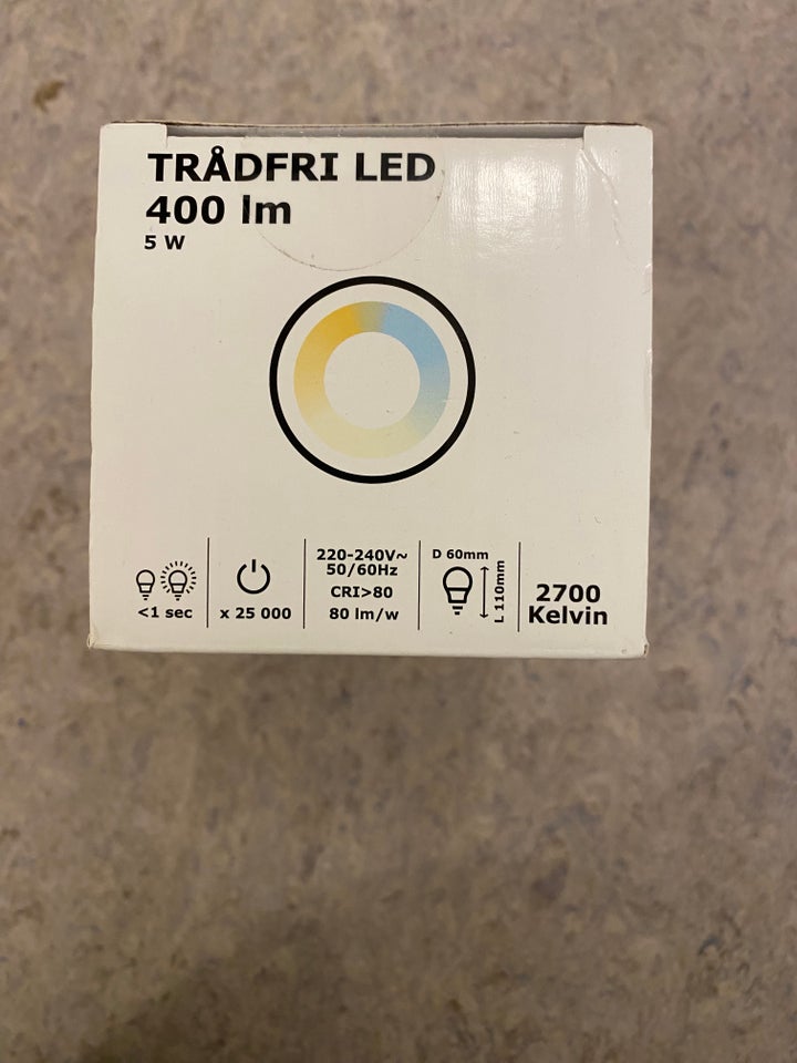 LED RGB TRÅDFRI LED-pærer fra IKEA