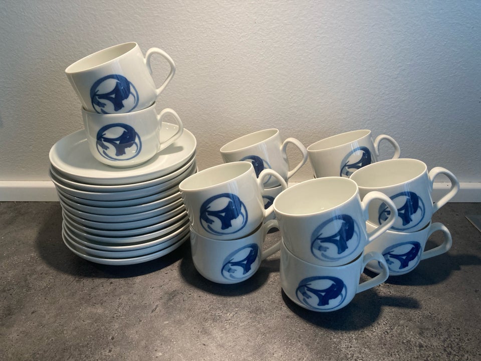 Porcelæn Kaffestel Bing og