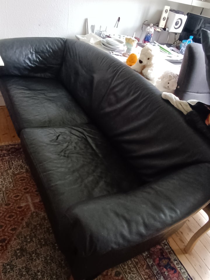 Sofa læder 3 pers