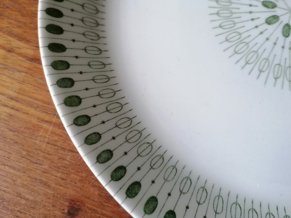 Porcelæn Egernsund Zenit grøn