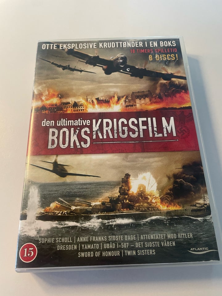 Krigsfilm/Boks, DVD, action