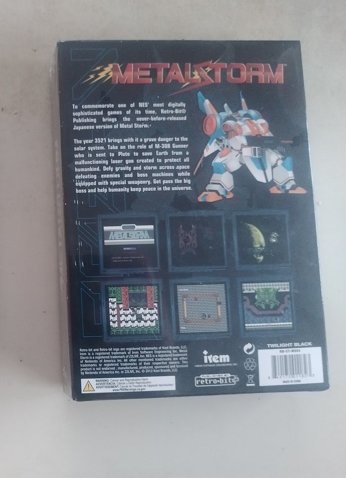 Metal storm til nes NES action