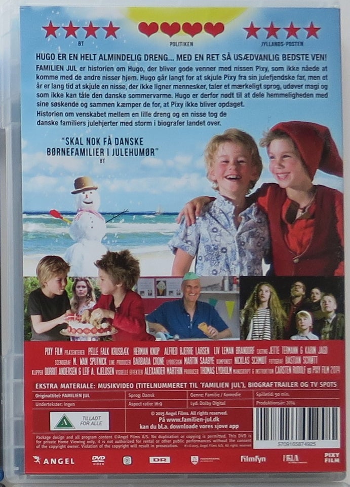 Familien jul, DVD, familiefilm