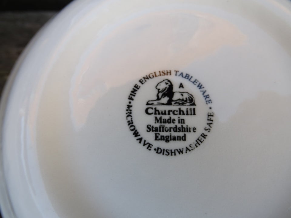 Porcelæn Tallerkener Churchill