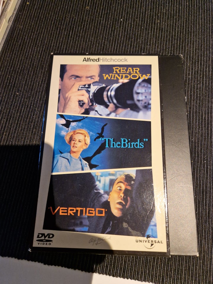 instruktør ALFRED HITCHCOCK, DVD,