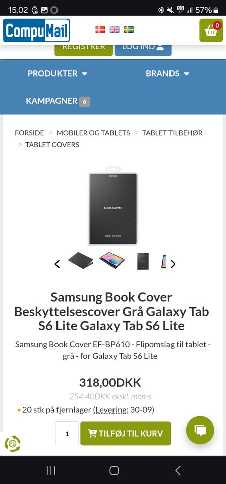 Samsung Galaxy tab s6 lite p613