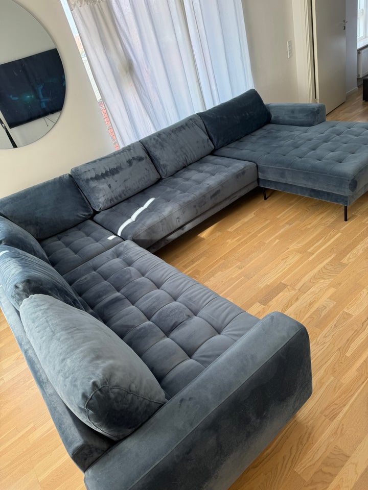 U-sofa velour Møbelkompagniet