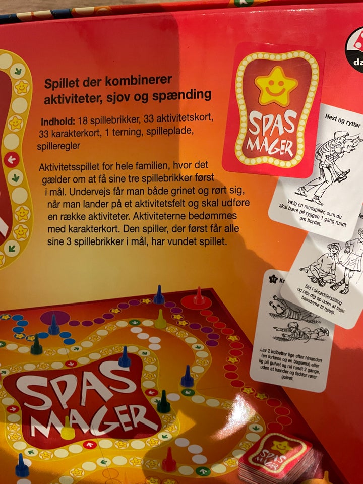 Spasmager, Familiespil, brætspil