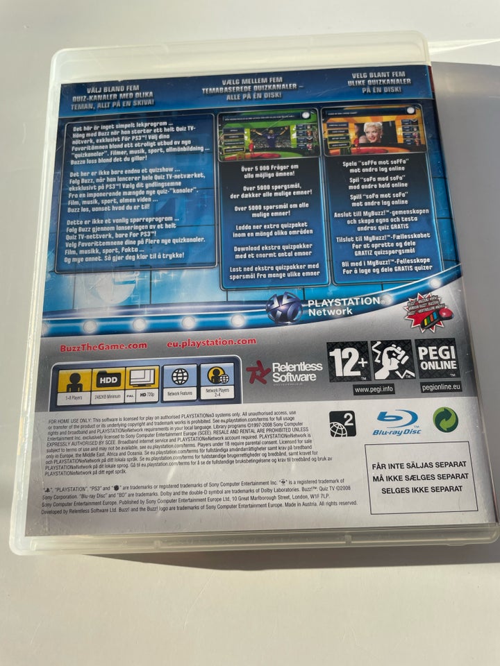 Buzz quiz TV, PS3, anden genre