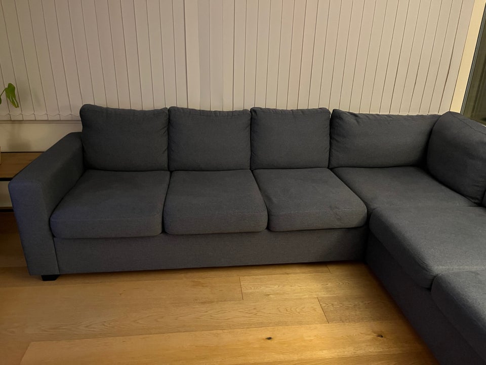 Hjørnesofa, stof, 6 pers.