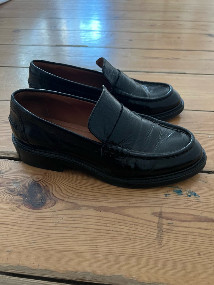 Loafers str 38 Sort