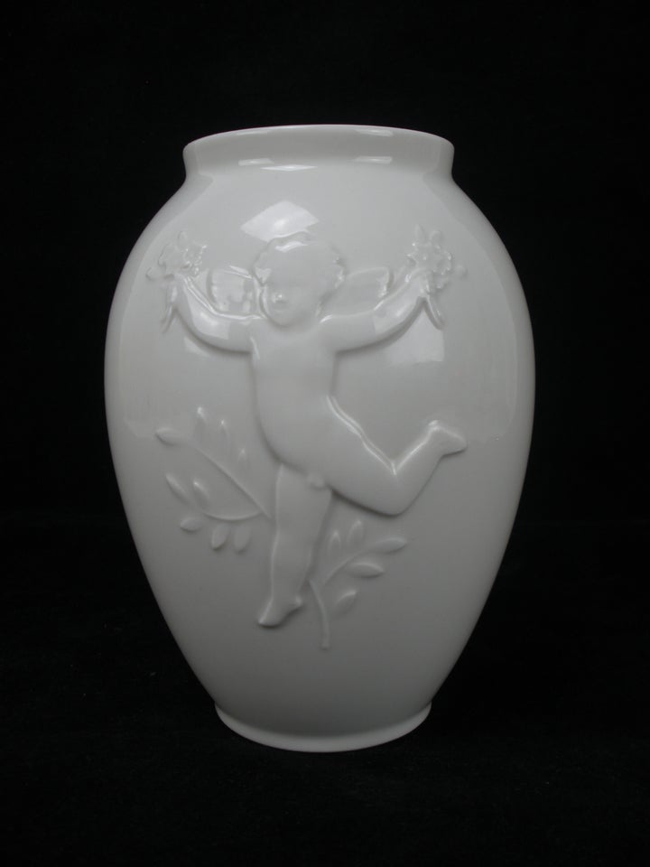 Art Deco Blanc De Chine Vase 4119