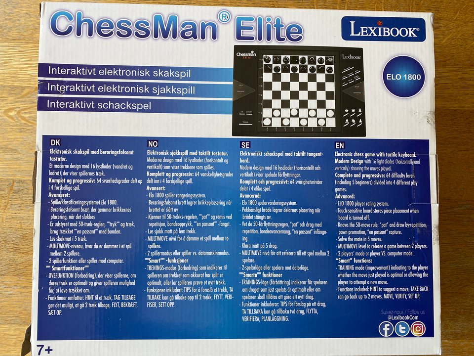 ChessMan Elite, Skak, brætspil